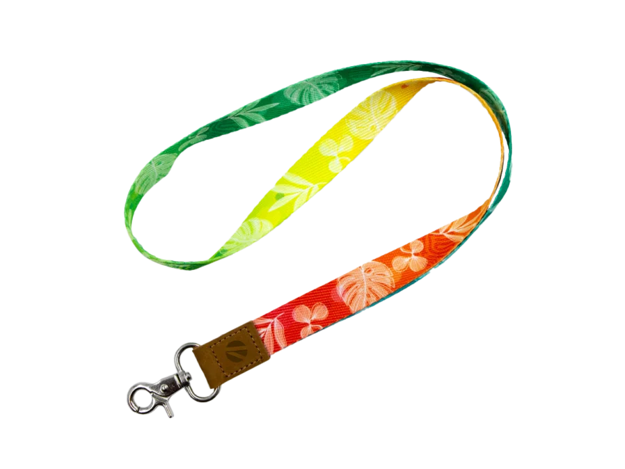 Lanyard ecologico personalizzato con pelle
