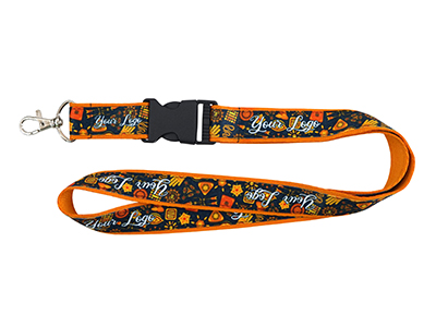 Lanyard a doppio strato con moschettone e sgancio rapido