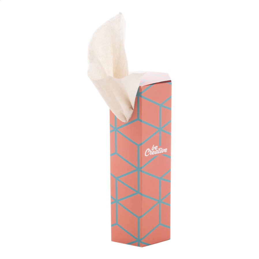 Scatola dispenser personalizzabile per fazzolettini CreaSneeze Hex