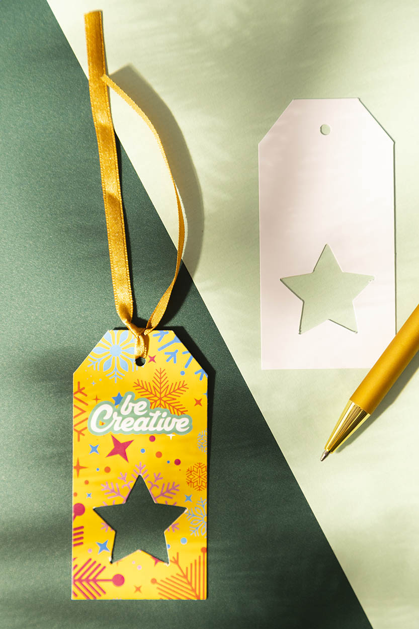 Etichetta regalo personalizzata, stella PrinTag Plus