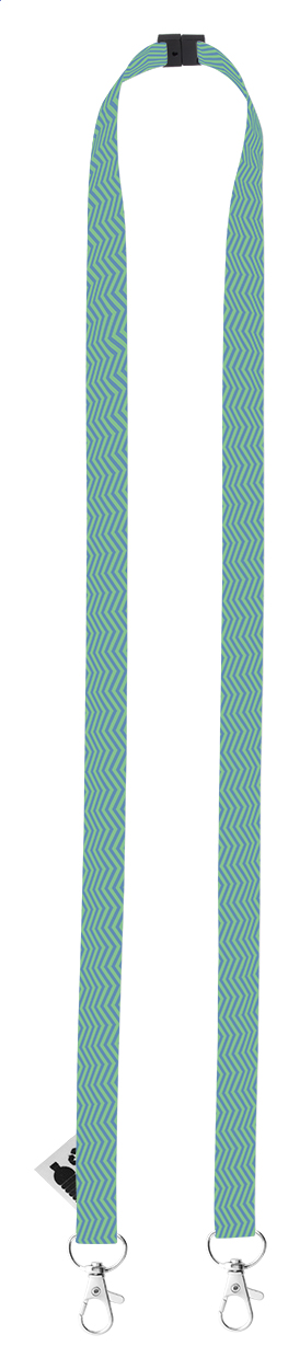 Lanyard stampa sublimazione Subyard 15 Double Safe RPET