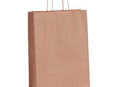 Two paper shopping bags with  handles