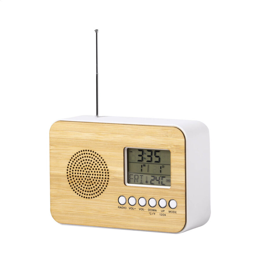Orologio e radio da tavolo Bordio