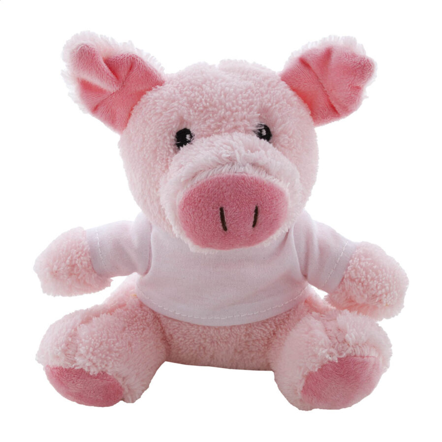 Peluche in RPET, maialino Reoink