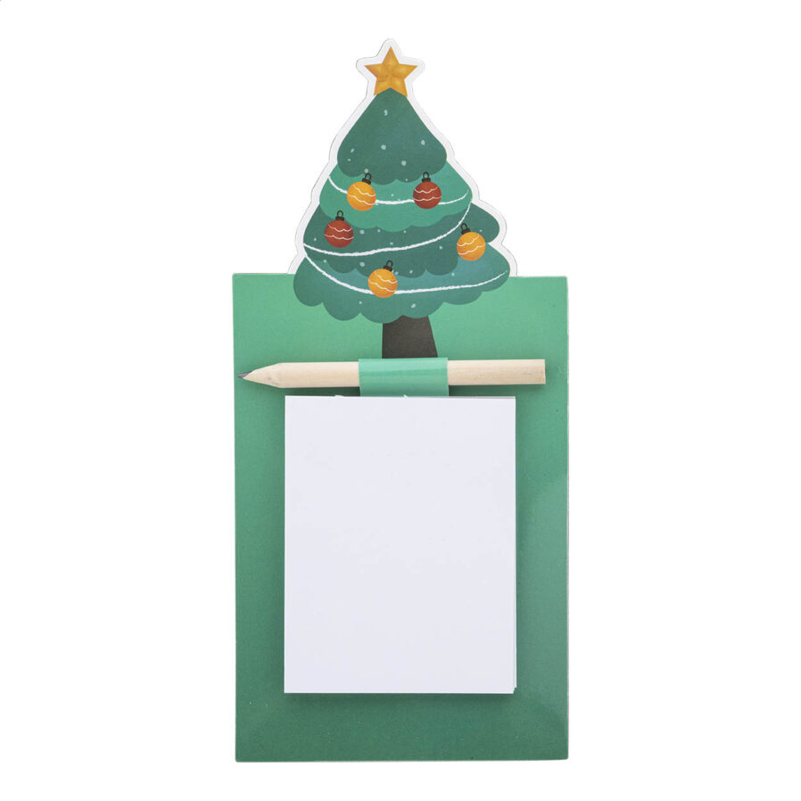 Blocco note magnetico natalizio, Babbo Natale Julliste