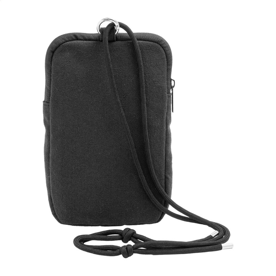 Borsa portacellulare a tracolla in canvas riciclato CanvaFon
