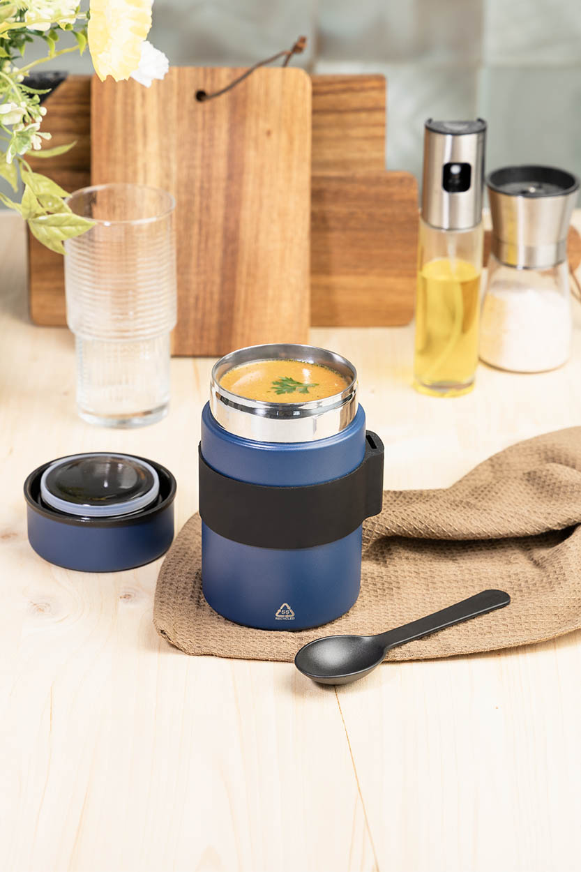 Contenitore porta pranzo termico in RSS Minestrone